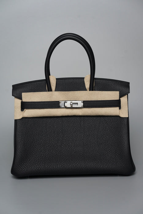 Hermes Birkin 30 in Black Togo Phw (Brand New)