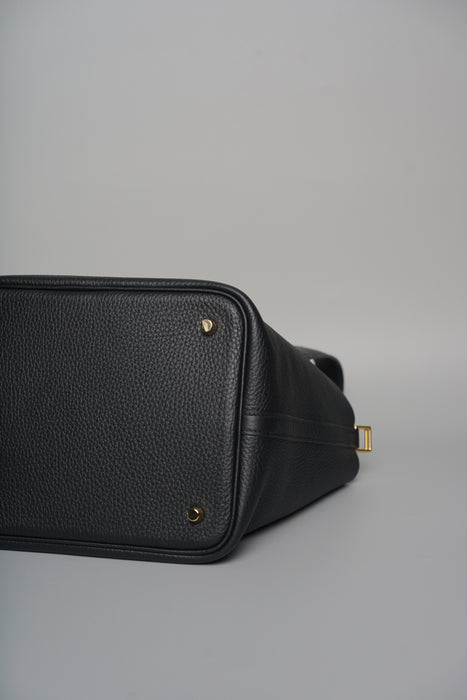 Hermes Picotin 22 in Noir Ghw