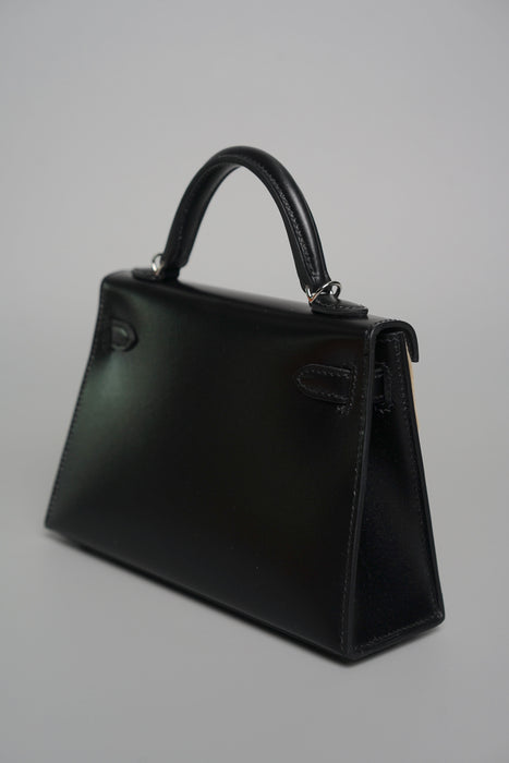 Hermes Kelly 20 in Noir Box Phw (Brand New)