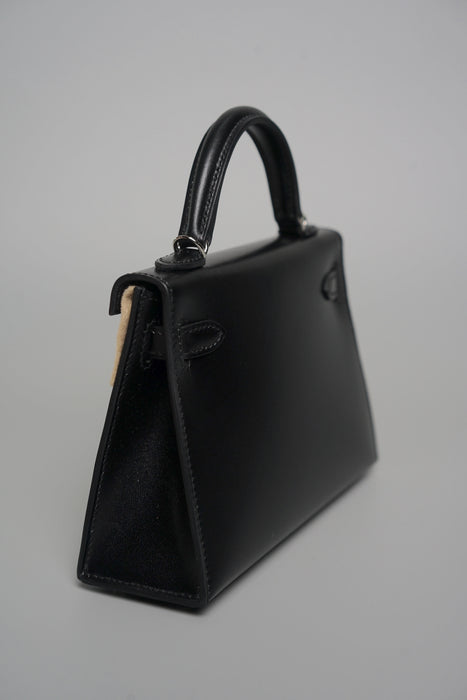 Hermes Kelly 20 in Noir Box Phw (Brand New)