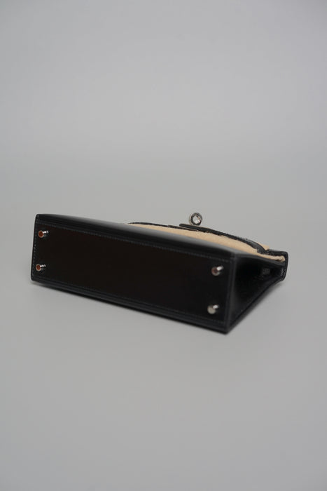 Hermes Kelly 20 in Noir Box Phw (Brand New)