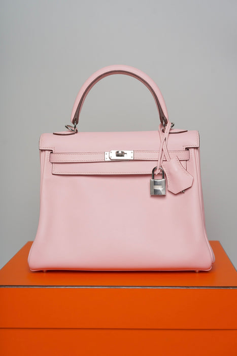 Hermes Kelly 25 in Sakura Swift Phw