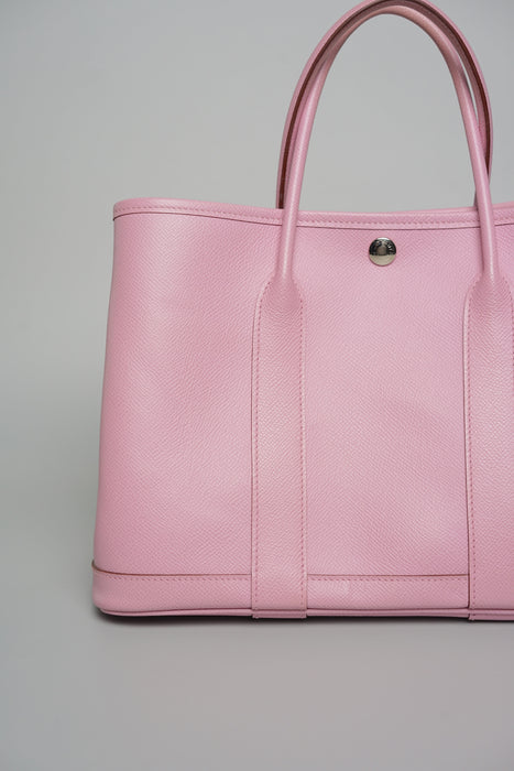 Hermes Garden Party 30 Epsom in Mauve Sylvestre Phw