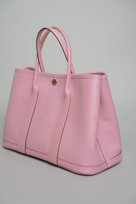 Hermes Garden Party 30 Epsom in Mauve Sylvestre Phw