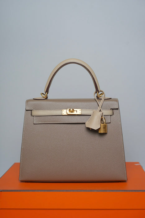Hermes Kelly 25 HSS in  Etoupe x Trench Bghw