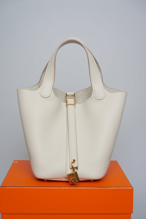 Hermes Picotin 18 in Beton Ghw