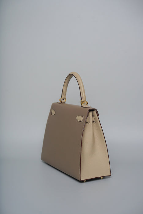 Hermes Kelly 25 HSS in  Etoupe x Trench Bghw