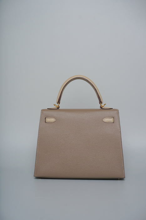 Hermes Kelly 25 HSS in  Etoupe x Trench Bghw