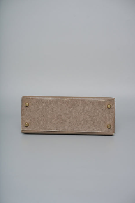 Hermes Kelly 25 HSS in  Etoupe x Trench Bghw