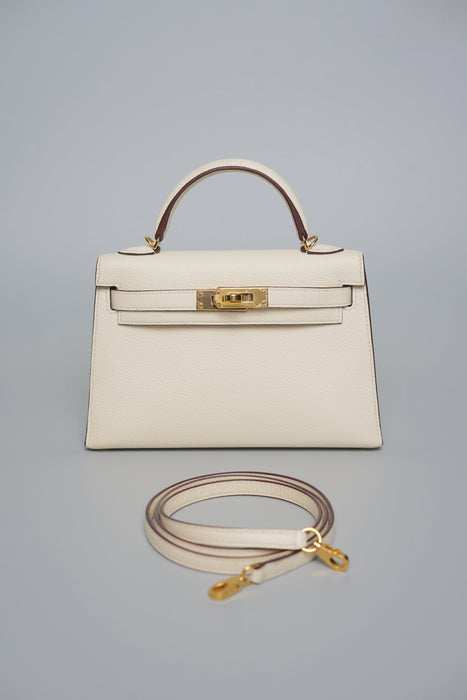 Hermes Kelly 20 Epsom in Nata Ghw