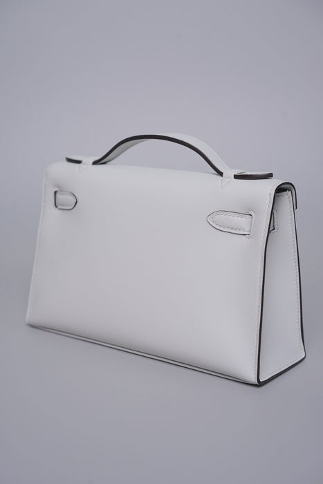 Hermes Kelly Pochette in Gris Platine Pmb (Brand New)