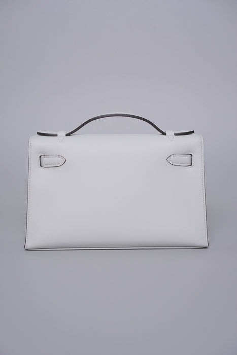Hermes Kelly Pochette in Gris Platine Pmb (Brand New)