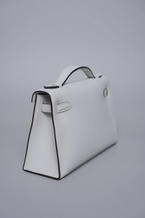 Hermes Kelly Pochette in Gris Platine Pmb (Brand New)