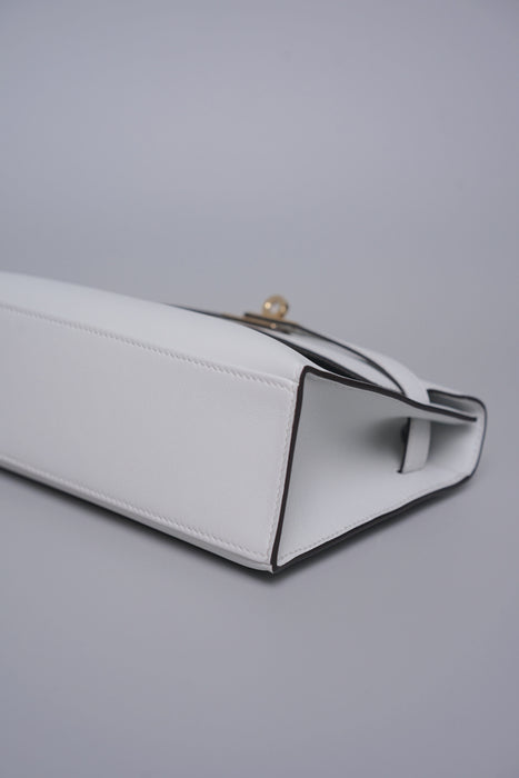 Hermes Kelly Pochette in Gris Platine Pmb (Brand New)