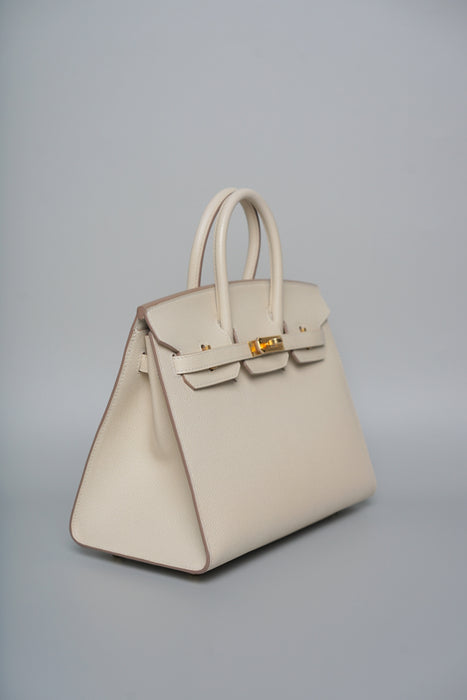 Hermes Birkin 25 Sellier in Craie Epsom Ghw (Brand New)