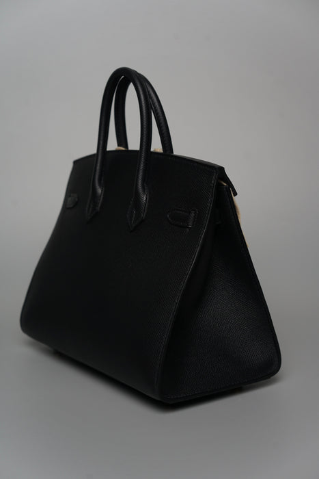 Hermes Birkin 25 Sellier in Noir Epsom Ghw (Brand New)