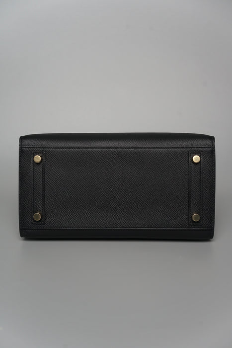 Hermes Birkin 25 Sellier in Noir Epsom Ghw (Brand New)