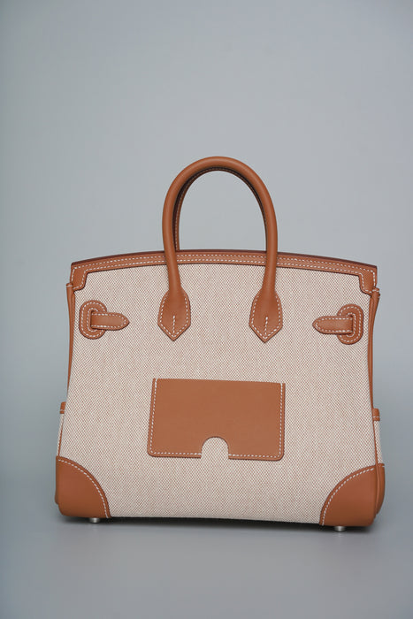 Hermes Birkin 25 Cargo in Gold/Ecru Phw (Brand New)