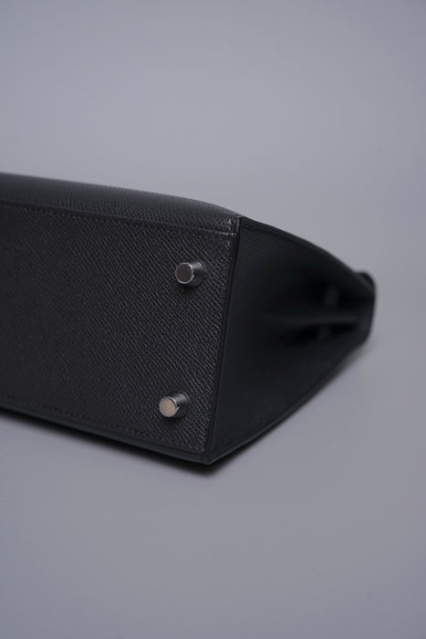 Hermes Kelly 25 Sellier in Plomb Electrum (Brand New)