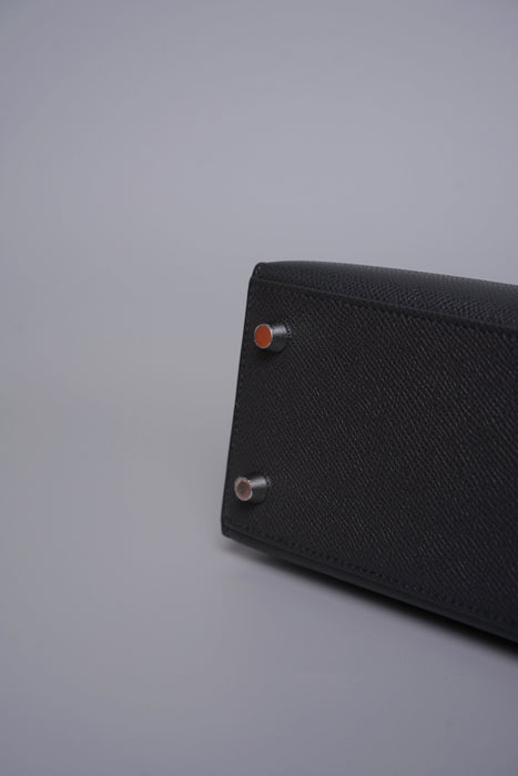 Hermes Kelly 25 Sellier in Plomb Electrum (Brand New)