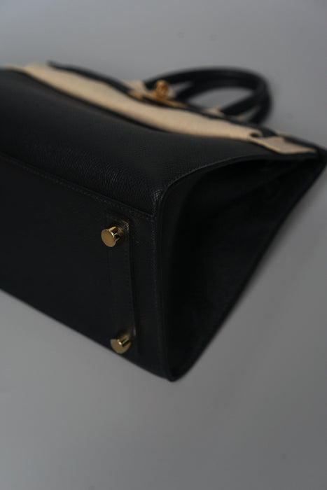 Hermes Birkin 25 Sellier in Noir Epsom Ghw (Brand New)