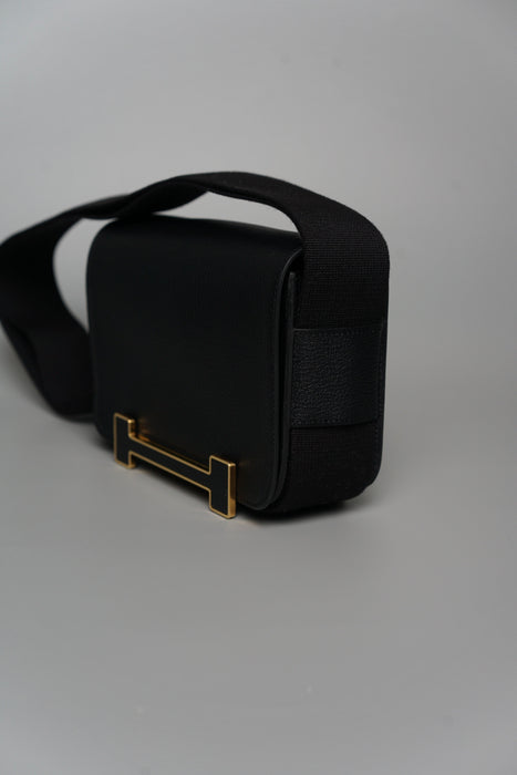 Hermes Geta in Noir Ghw (Brand New)