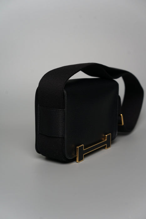 Hermes Geta in Noir Ghw (Brand New)