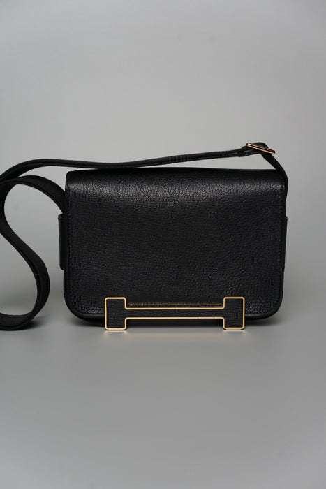 Hermes Geta in Noir Ghw (Brand New)