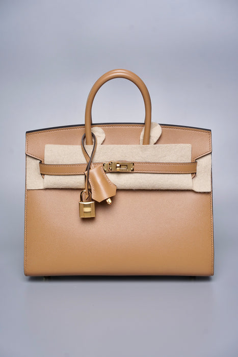 Hermes Birkin 25 Sellier in Chai Madame Ghw