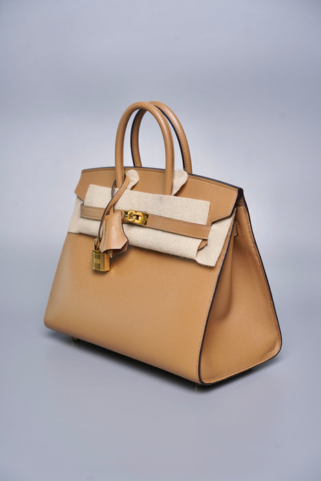 Hermes Birkin 25 Sellier in Chai Madame Ghw