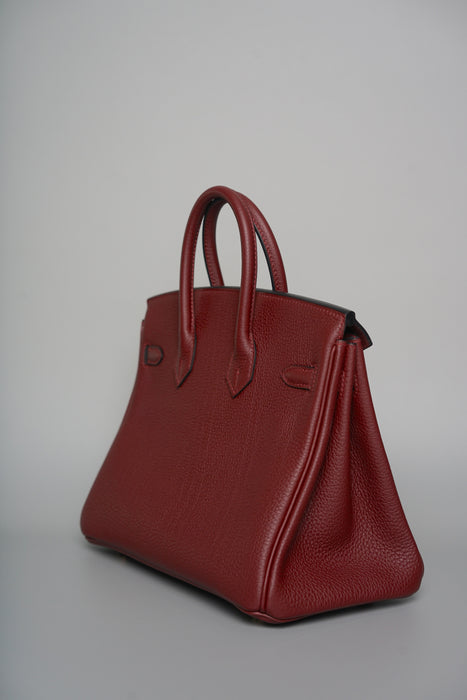 Hermes Birkin 25 in Rouge H Togo Ghw (Brand New)