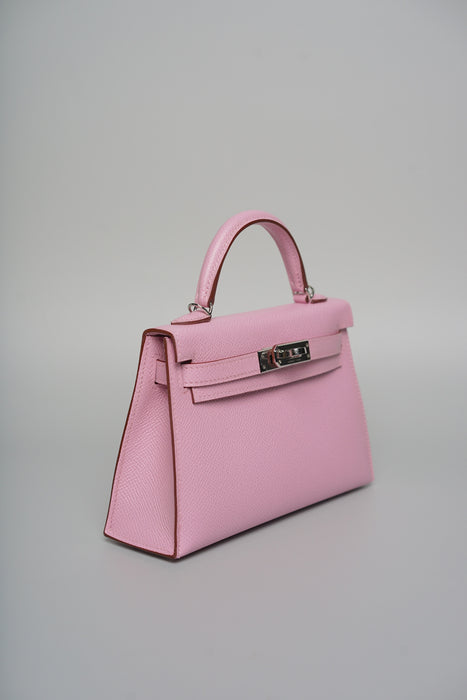 Hermes Kelly 20 in Mauve Slyvester Epsom Phw