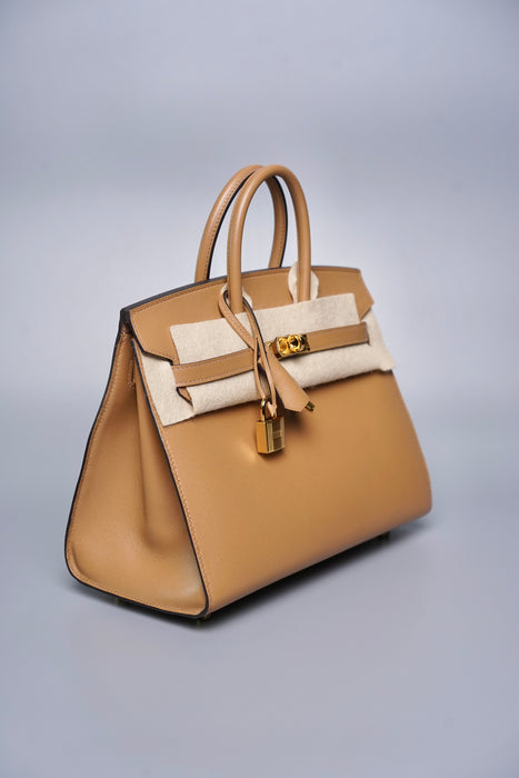 Hermes Birkin 25 Sellier in Chai Madame Ghw