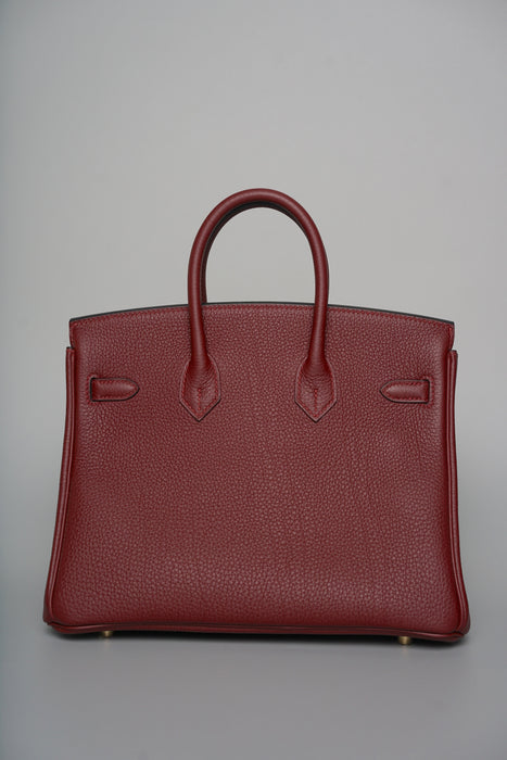 Hermes Birkin 25 in Rouge H Togo Ghw (Brand New)