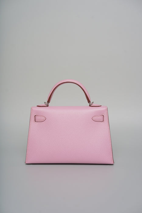 Hermes Kelly 20 in Mauve Slyvester Epsom Phw