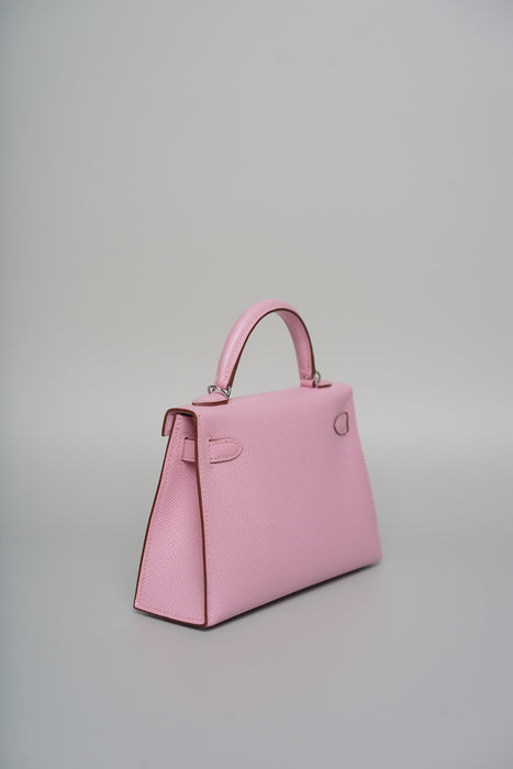 Hermes Kelly 20 in Mauve Slyvester Epsom Phw