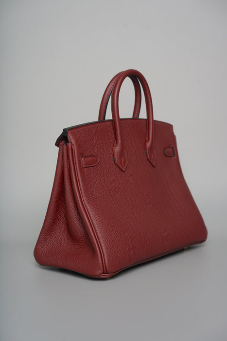 Hermes Birkin 25 in Rouge H Togo Ghw (Brand New)