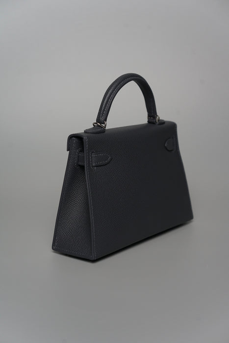 Hermes Kelly 20 in Ardoise Electrum (Brand New)