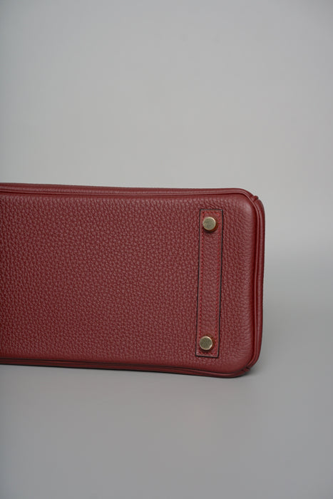 Hermes Birkin 25 in Rouge H Togo Ghw (Brand New)