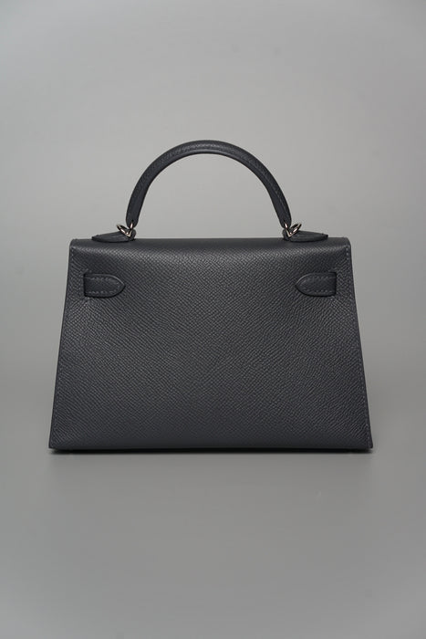Hermes Kelly 20 in Ardoise Electrum (Brand New)