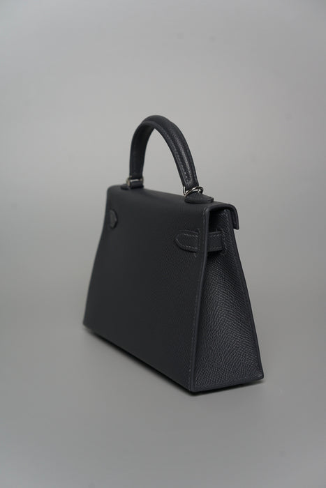 Hermes Kelly 20 in Ardoise Electrum (Brand New)
