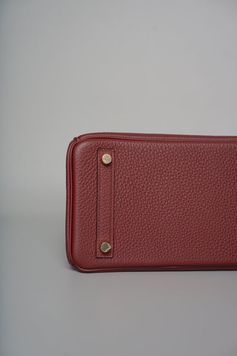 Hermes Birkin 25 in Rouge H Togo Ghw (Brand New)
