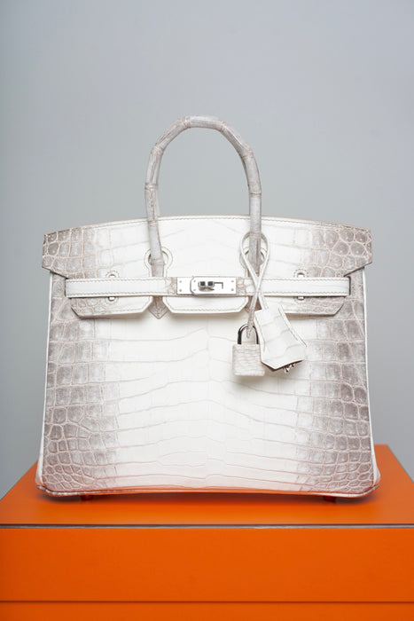 Hermes Birkin 25 in Himalaya Blanc Phw (Brand New)