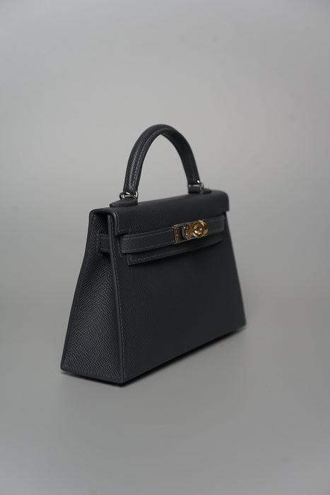 Hermes Kelly 20 in Ardoise Electrum (Brand New)