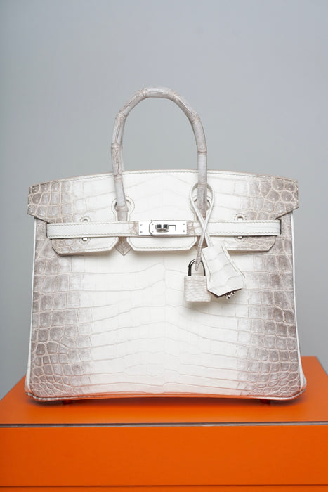 Hermes Birkin 25 in Himalaya Blanc Phw (Brand New)