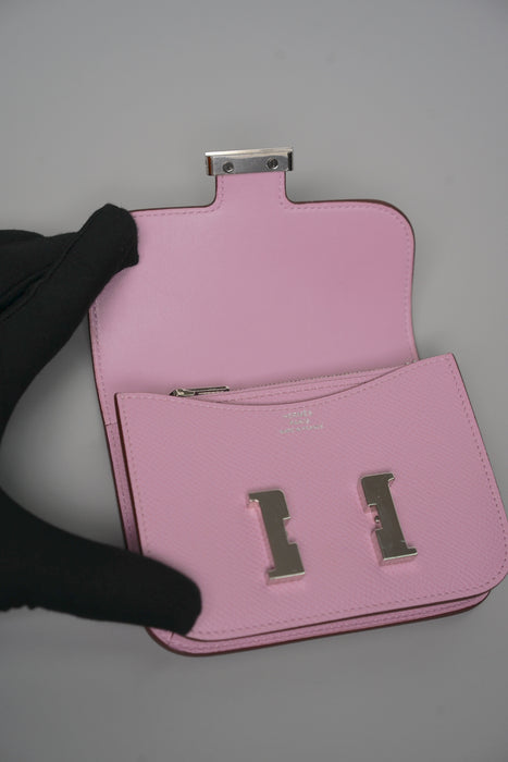 Hermes Constance Slim in Sylvestre Pink Phw