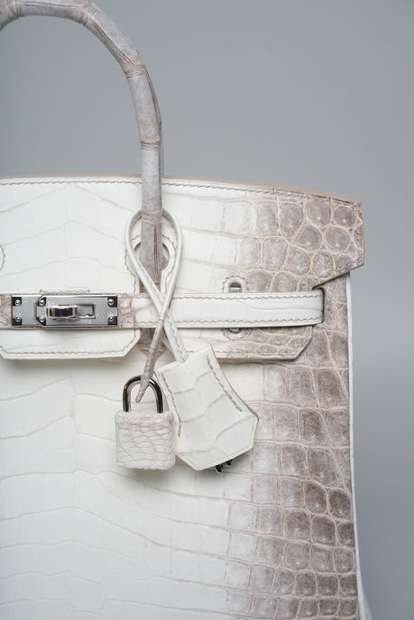 Hermes Birkin 25 in Himalaya Blanc Phw (Brand New)