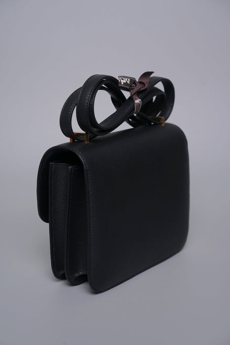 Hermes Constance 18 in Noir Ghw (Brand New)