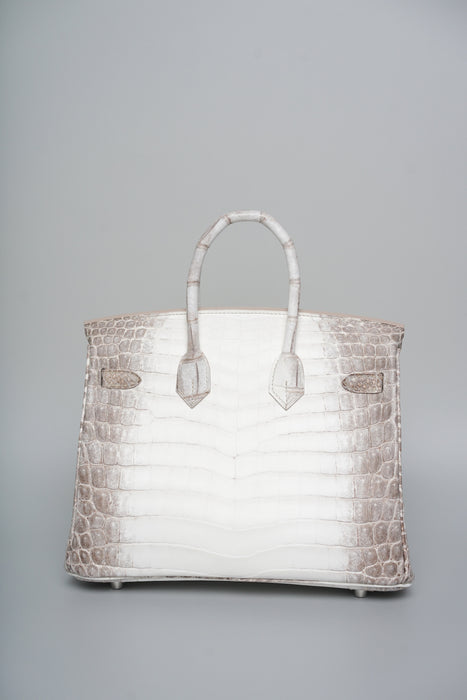 Hermes Birkin 25 in Himalaya Blanc Phw (Brand New)
