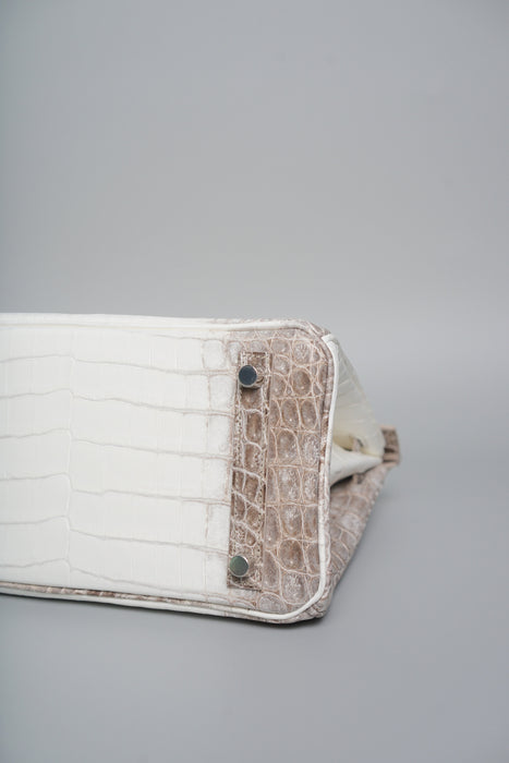 Hermes Birkin 25 in Himalaya Blanc Phw (Brand New)